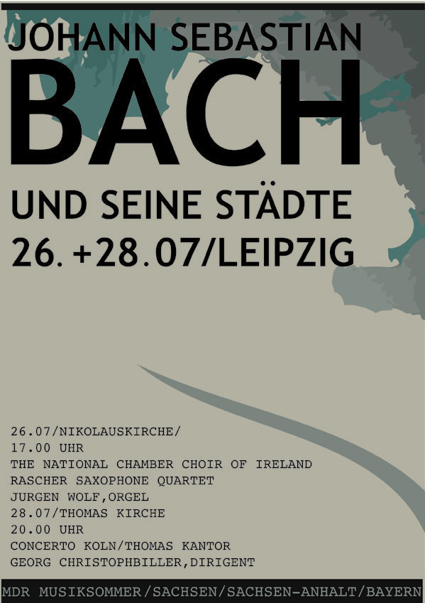 concert poster bach classic music