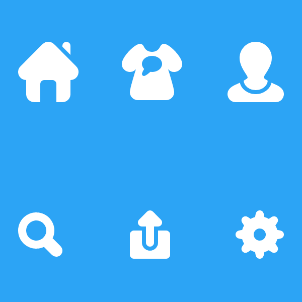 icons icon set vector strut Shopping ios app