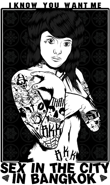 tattoo sexy female Lady IMI i made it