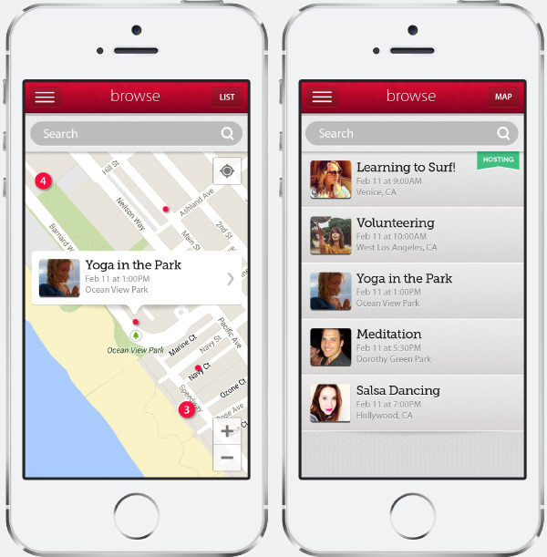 Application Design UX design iOS design mobile ios