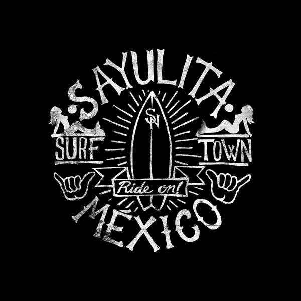 Clothing t-shirts sayulita beach mexico Surf apparel surfing