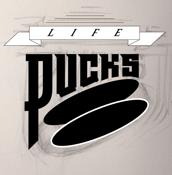 ice hockey ice hockey NHL hoodie print jorn peper T Shirt lettering sports sport puck life sucks Flex Print