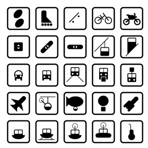 New Transport Pictograms