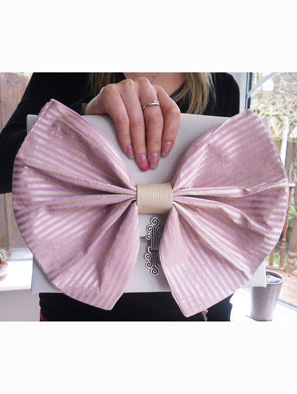 bag bow accessories design handmade