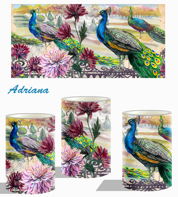 tableware tabletop decorative illustration surface design vases glass candles birds Flowers butterflies ILLUSTRATION  product design 