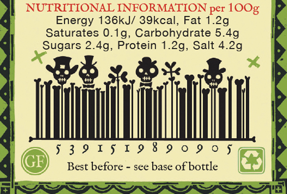 Packaging hot sauce labels illustrated skull bottles graphics print products Fun