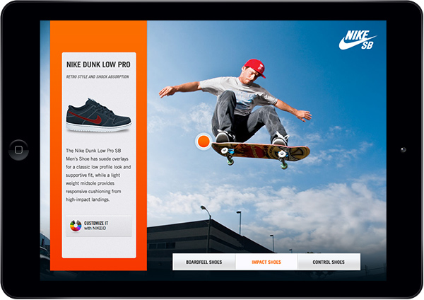 Nike iPad app