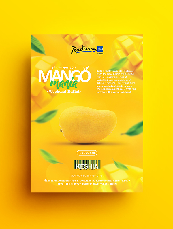 Radisson Blu | Mango mania | Flyer
