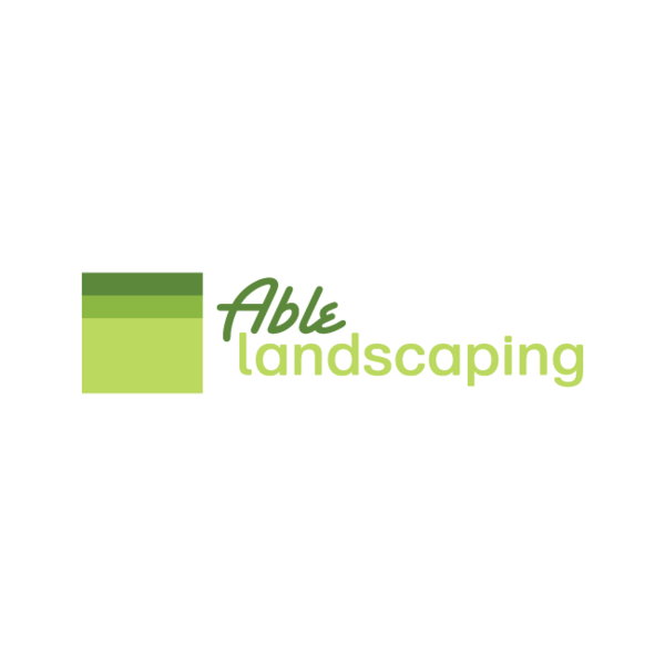 able able group able pools able landscaping able painting pools landscaping logo graphic Business Cards