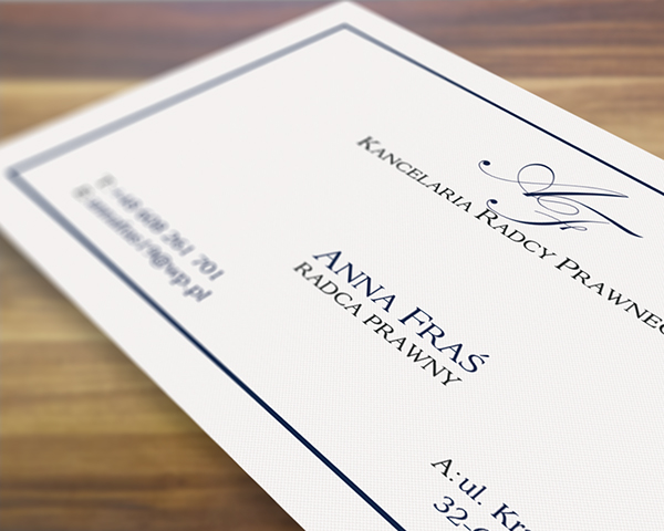 solicitor solicitors law business card logo anna fras lawyer