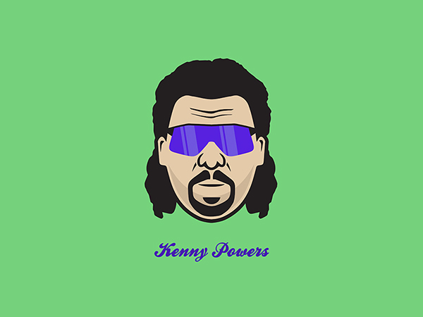 Kenny Powers of Eastbound & Down on Behance