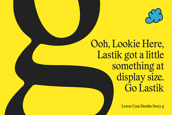 FREE FONT "Lastik" Modern Serif