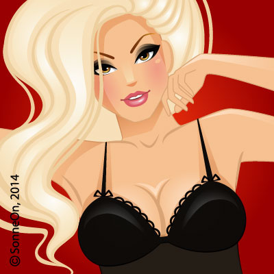 face woman vector profile Adult glamour graphic illustrations design art Illustrator artist digital Character girl
