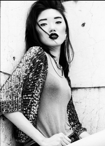 model chinese girl Black&white Outdoor modeling shooting dslr Canon