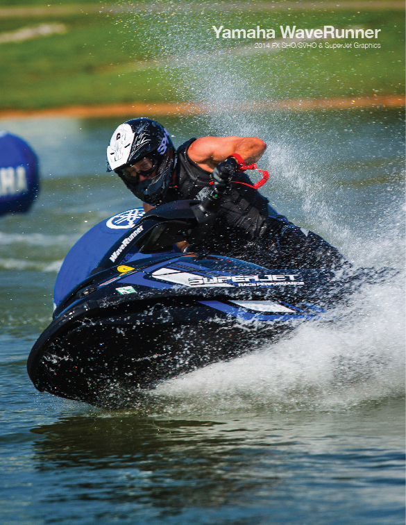 Adobe Portfolio yamaha waverunner watercraft graphics