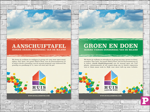 non-profit community center print brochures flyers logo posters