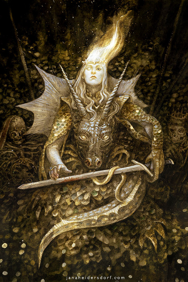 dragon fire gold Magic   queen reasure Sword