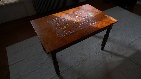 Pacman Embroidery table