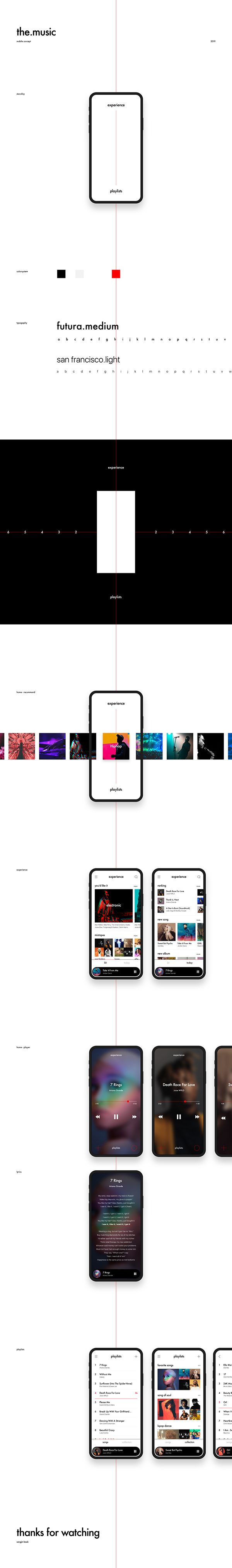 the.music - mobile app concept