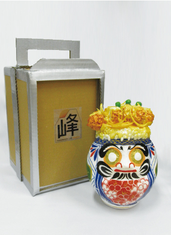 daruma art Interior doll objet handmade japan