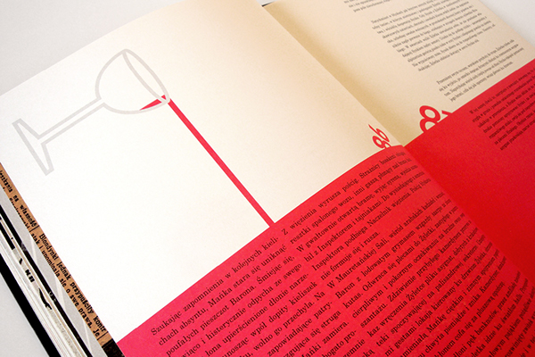 book cover vintage typo book design