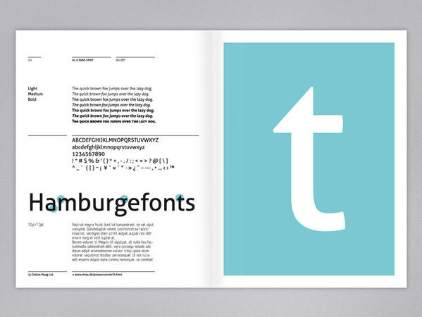 brochure free fonts poster postcards