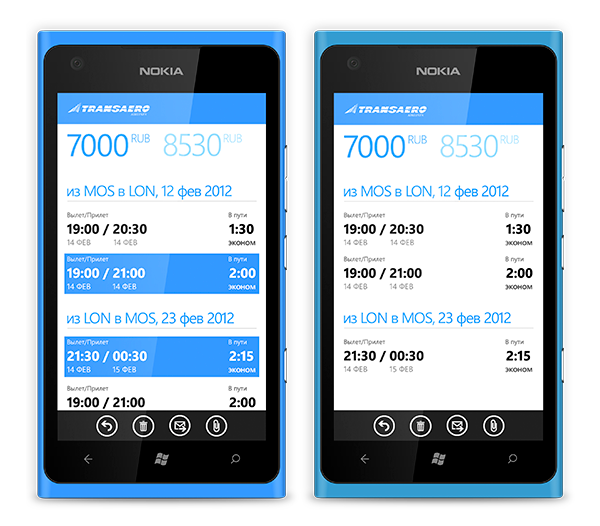interaction design user interface wp7 win phon windows phone 7