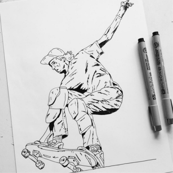 graphic design graphicdesign draw skate skateboard