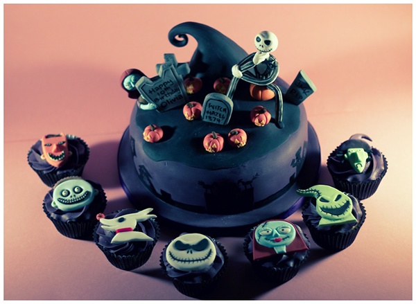 The Nightmare Before Christmas Cake Cupcakes On Behance