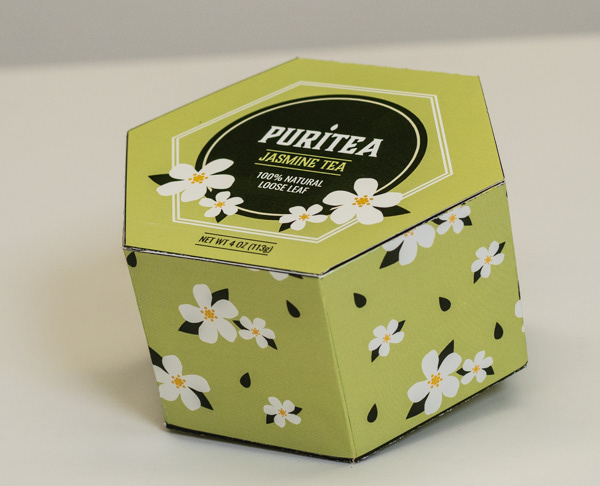 package Packaging design graphic design  flower tea green GIT-Awards-S19
