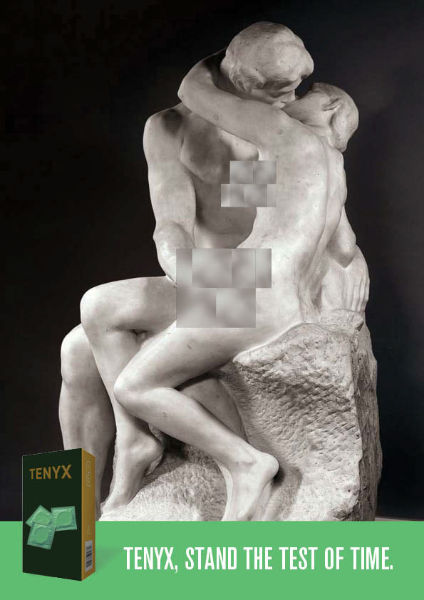 condoms Ancient ads david statue of david