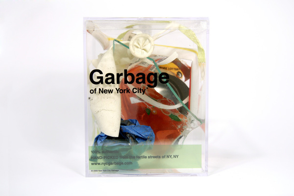 new york city garbage sculpture modern art nyc Packaging