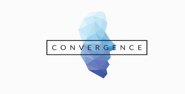 convergence graduate Exhibition  Show brand robots robotics creative face tesselation Event geometry triangle graphics logo