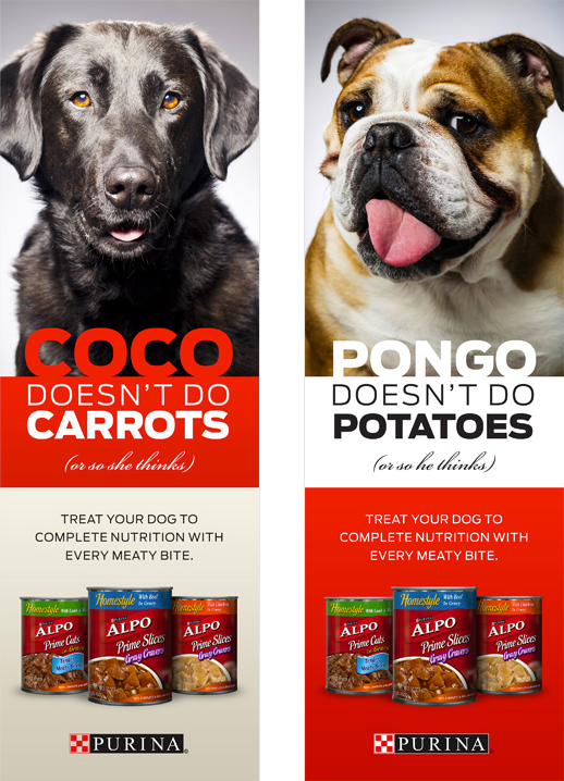 Purina ALPO pets pet food Retail shopper marketing dog food marketing   value green beans carrots potatoes nutrition taste