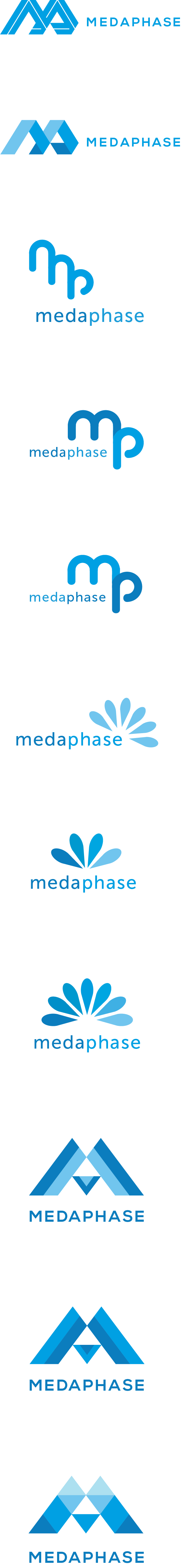 Logo Design logo logos blue medaphase medical