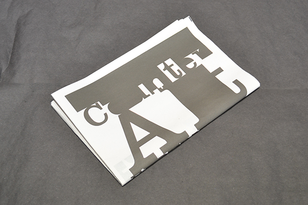 CounterAlt type Counterform design negative Space  tests experimental newspaper