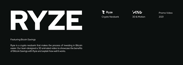 Ryze. Promotional Video of Crypto Neobank