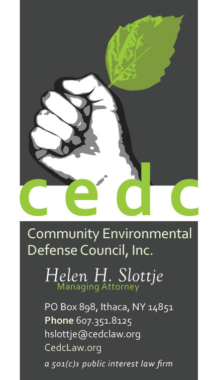 community  environmental   Defense council letterhead envelope logo business card
