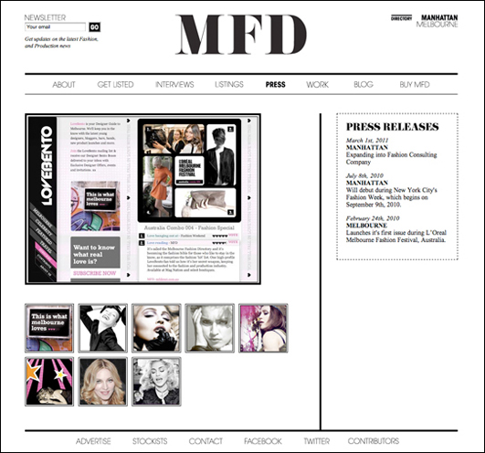 Website fashion directory