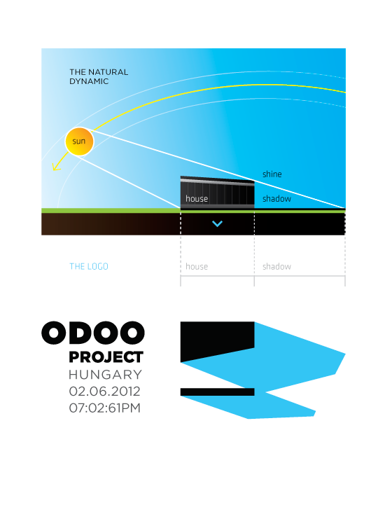 Odooproject  hiddeh characters Solar energy Identity Design brand building hungary Logo Design