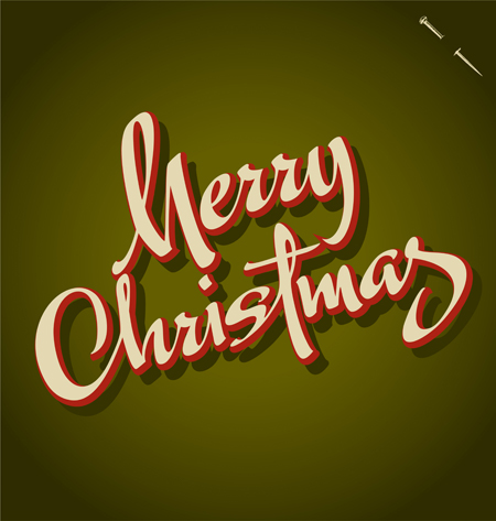 vector Christmas Merry Christmas greeting card Headline vintage Retro seasonal Holiday Label logo Logotype HAND LETTERING background calligraphic handwriting handwritten Title type typo typographic Inscription lettering letter text word note message decorative decoration Classic frame font Script hand-lettering festive congratulations scroll banner ornate winter tag set swirl Collection Letterstock Jordan Jelev