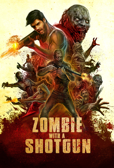 Hilton Ariel Ruiz ZombiewithaShotgun horror zombies Film   poster ILLUSTRATION  movie