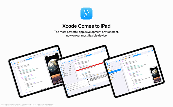 Xcode for iPad Concept