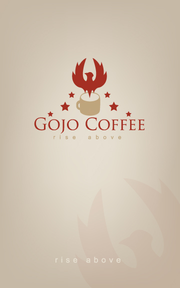 Coffee logo  business card  Menu  red  gold  mocha  type  design