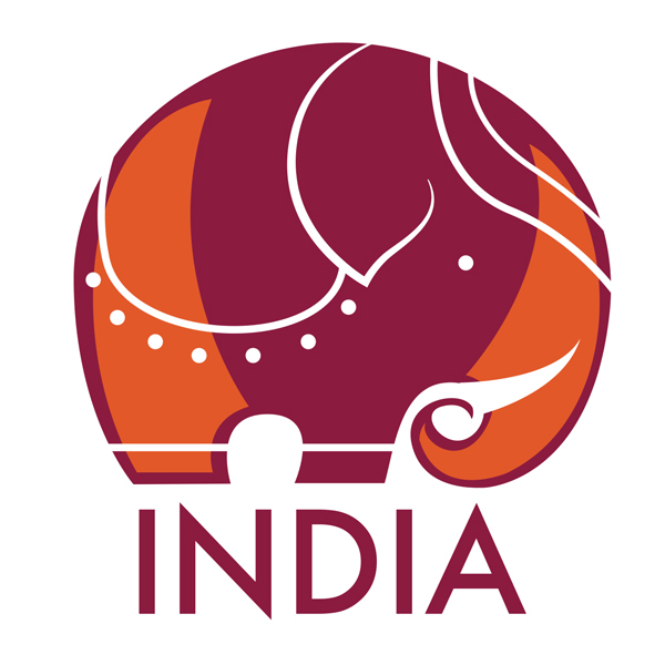 India logo brand guidelines elephant decorative tourism Travel