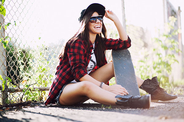 lifestyle girls woman skateboarding tattoos men Urban Clothing Sunglasses hip trendy