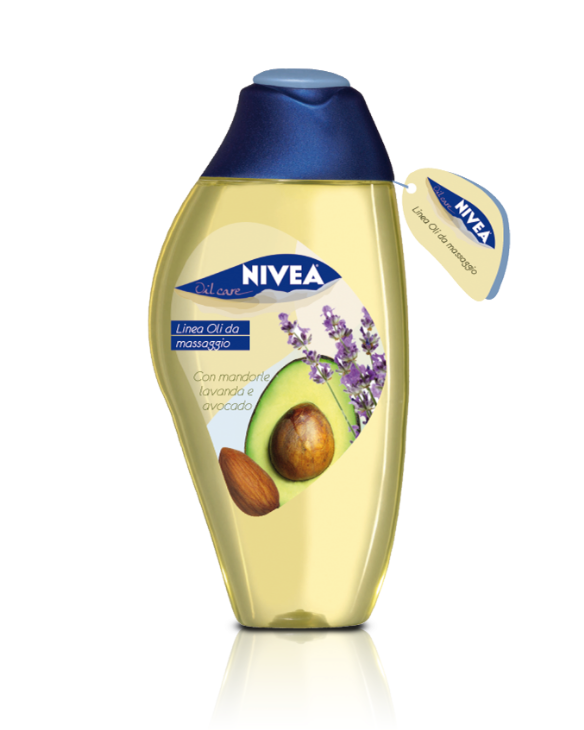 Packaging Nivea Massage oil body oil transparent pack