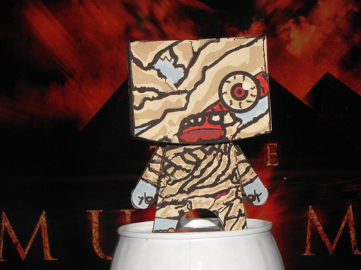 toy designer mummy three-dimensional illustration