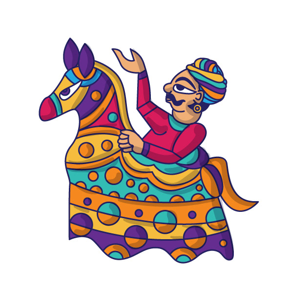Artpreneur Program atma studios Indian folk art Indian Folk Art 365 Indian Folk Illustrations indian illustrator Jaipur Rajasthan SCD Balaji