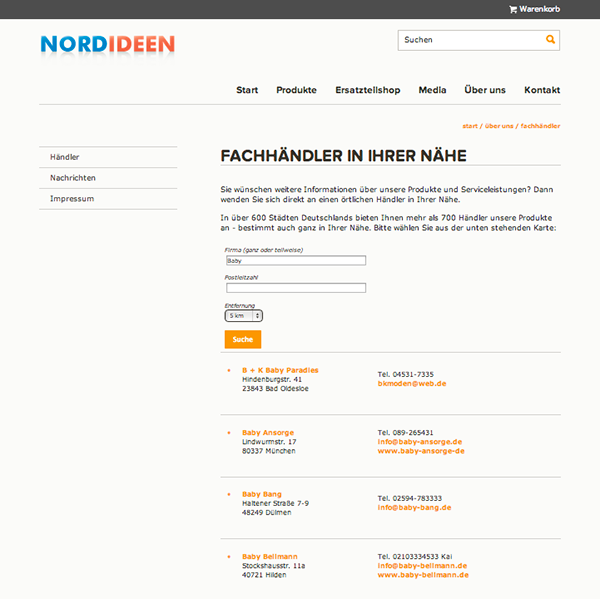 Business Catalyst e-commerce b2c Responsive Design